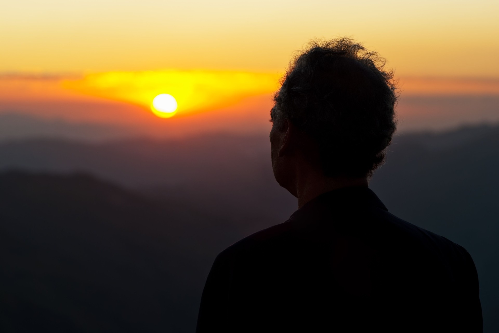 Meditation at dusk